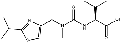 (S)-2-(3-((2-Isopropylthiazol-4-yl)methyl)-3-methylureido)-3-methylbutanoic acid Structure