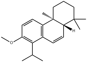 Phenanthrene, 1,2,3,4,4a,10a-hexahydro-7-methoxy-1,1,4a-trimethyl-8-(1-methylethyl)-, (4aS,10aS)- 구조식 이미지