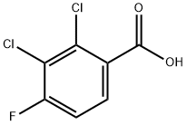 2,3-DICHLORO-4-FLUOROBENZOIC ACID
 구조식 이미지