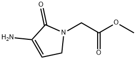 1H-Pyrrole-1-aceticacid,3-amino-2,5-dihydro-2-oxo-,methylester(9CI) Structure