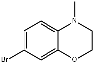 7-BROMO-4-METHYL-3,4-DIHYDRO-2H-1,4-BENZOXAZINE Structure