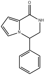 Pyrrolo[1,2-a]pyrazin-1(2H)-one, 3,4-dihydro-4-phenyl- Structure