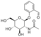 2'-FORMYLPHENYL 2-ACETAMIDO-2-DEOXY-BETA-D-GLUCOPYRANOSIDE Structure