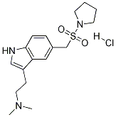 1-[[[3-[2-(DiMethylaMino)ethyl]-1H-indol-5-yl]Methyl]sulfonyl]pyrrolidine Monohydrochloride 구조식 이미지