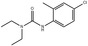 3-(4-Chloro-2-methylphenyl)-1,1-diethylurea Structure