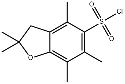 2,2,4,6,7-Pentamethyldihydrobenzofuran-5-sulfonyl chloride 구조식 이미지