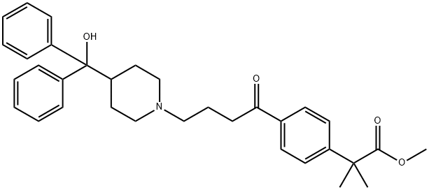 154477-55-1 Methyl-4-4(4-hydroxy diphenyl-methyl)-piperidine-1-oxobutyl-2-2-dimethyl phenyl