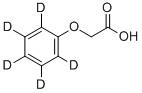 PHENOXY-D5-ACETIC ACID Structure