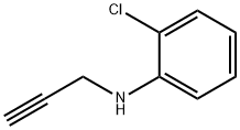 Benzenamine, 2-chloro-N-2-propynyl- (9CI) Structure