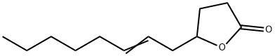 (Z)-6-dodecen-γ-lactone,dihydro-5-(2-octenyl)-2(3H)-furanone,4-hydroxy-γ-lactone-6-dodecenoicacid Structure