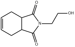 N-(2-HYDROXYETHYL)-1,2,3,6-TETRAHYDROPHTHALIMIDE 구조식 이미지