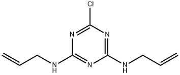 N,N'-diallyl-6-chloro-1,3,5-triazine-2,4-diamine Structure