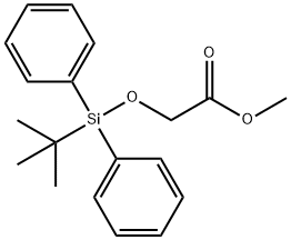 Methyl 2-((tert-butyldiphenylsilyl)oxy)acetate Structure