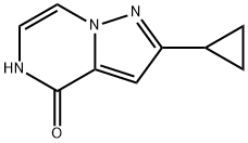 2-cyclopropyl-4H,5H-pyrazolo[1,5-a]pyrazin-4-one 구조식 이미지