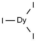 아이오딘화 디스프로슘(요오드화 디스프로슘) 구조식 이미지