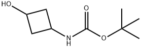 Carbamic acid, (3-hydroxycyclobutyl)-, 1,1-dimethylethyl ester (9CI) Structure