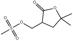 5,5-DIMETHYL-3-(MESYLOXYMETHYL)DIHYDRO-2[3H]-FURANONE Structure