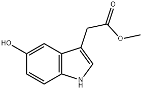 5-Hydroxy-1H-indole-3-acetic acid methyl ester Structure