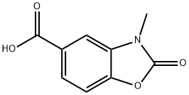 3-methyl-2-oxo-2,3-dihydro-1,3-benzoxazole-5-carboxylic acid(SALTDATA: FREE) 구조식 이미지