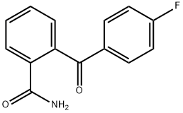 2-(4-Fluor-benzoyl)-benzamid 구조식 이미지