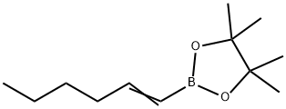 TRANS-1-HEXENYLBORONIC ACID PINACOL ESTER Structure