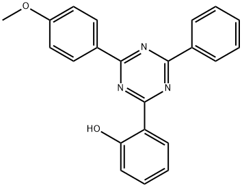 2-[4-(4-Methoxyphenyl)-6-phenyl-1,3,5-triazin-2-yl]phenol Structure