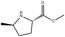 L-Proline, 5-methyl-, methyl ester, trans- (9CI) Structure