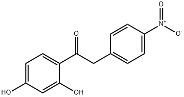 1-(2,4-DIHYDROXY-PHENYL)-2-(4-NITRO-PHENYL)-ETHANONE Structure