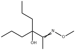 4-(N-methoxy-C-methyl-carbonimidoyl)heptan-4-ol Structure