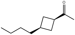 Ethanone, 1-(3-butylcyclobutyl)-, cis- (9CI) Structure