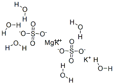 이칼륨마그네슘이황산염육수화물 구조식 이미지