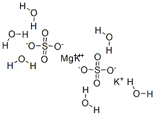 Dipotassium magnesium disulphate hexahydrate Structure