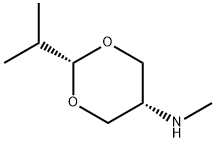 1,3-Dioxan-5-amine,N-methyl-2-(1-methylethyl)-,cis-(9CI) Structure