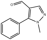 1-метил-5-фенил-1H-пиразол-4-карбальдегид структурированное изображение