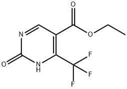 5-ETHOXYCARBONYL-4-(TRIFLUOROMETHYL)PYRIMIDIN-2(1H)-ONE 구조식 이미지