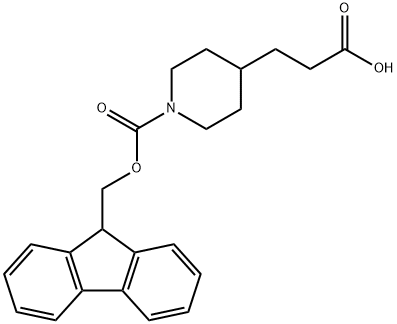 3-(1-FMOC-피페리딘-4-YL)-프로피온산 구조식 이미지