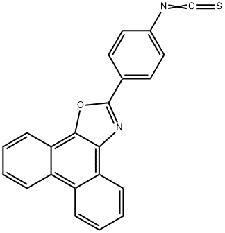 4-(PHENANTHRO 9 10-D!OXAZOL-2-YL)PHE- Structure