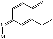 p-Benzoquinone, 2-isopropyl-, 4-oxime, (Z)- (8CI) Structure