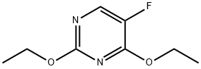 2,4-DIETHOXY-5-FLUOROPYRIMIDINE 구조식 이미지