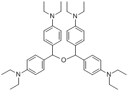 BIS[BIS[4-(DIETHYLAMINO)PHENYL]METHYL] ETHER Structure