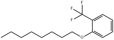 옥틸[2-(트리플루오로메틸)페닐]에테르 구조식 이미지
