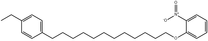 [12-(4-ETHYLPHENYL)DODECYL] 2-NITROPHENYL ETHER Structure