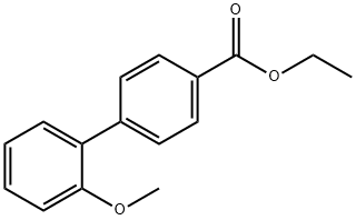 2'-METHOXY-BIPHENYL-4-CARBOXYLIC ACID ETHYL ESTER Structure