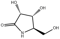 2-Pyrrolidinone, 3,4-dihydroxy-5-(hydroxymethyl)-, (3R,4R,5R)- (9CI) Structure