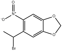 5-(1-Bromoethyl)-6-nitrobenzo[d][1,3]dioxole Structure