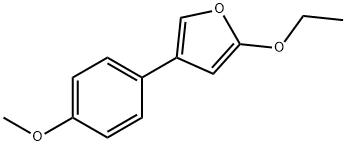 푸란,2-에톡시-4-(4-메톡시페닐)-(9CI) 구조식 이미지