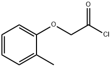 (2-methylphenoxy)acetyl chloride Structure