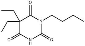 1-Butyl-5,5-diethyl-2,4,6(1H,3H,5H)-pyrimidinetrione 구조식 이미지