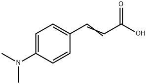 4-(Dimethylamino)cinnamic acid 구조식 이미지
