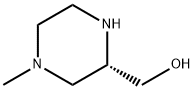 2-Piperazinemethanol,4-methyl-,(S)-(9CI) Structure